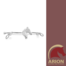 ARION STOCKPIN W/HORSEHEAD SILVER